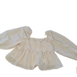 Anthropologie Puff Sleeve Blouse